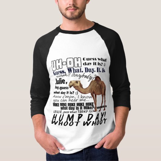 Buckeltageskamel T-Shirt (Vorderseite)