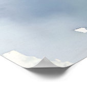Buckelwal-Aquarell-Ozean Poster (Ecke)