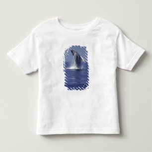 Buckelwal bricht durch die Wasseroberfläche (Megap Kleinkind T-shirt