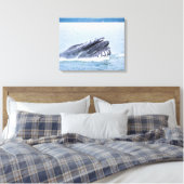 Buckelwal in Alaska Leinwanddruck (Insitu (Schlafzimmer))