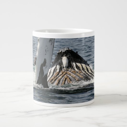 Buckelwal Jumbo-Tasse (Vorderseite)