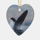 Buckelwal Keramik Ornament (Links)