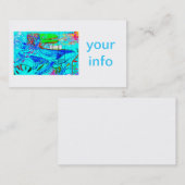 Buckelwal-Visitenkarte Visitenkarte (Vorne/Hinten)