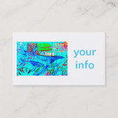 Buckelwal-Visitenkarte Visitenkarte (Vorderseite)