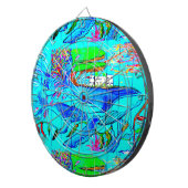 Buckelwale-Dartboard Dartscheibe (Vorderseite rechts)