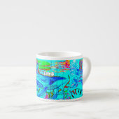 Buckelwale Espresso-Tasse Espressotasse (Vorderseite Rechts)