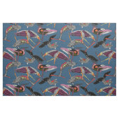 Buckelwale Kobalt Stoff (Fat Quarter (45,7 x 55,9 cm))