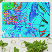 Buckelwale Küchentuch (Gefaltet)