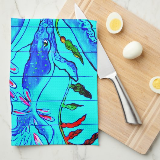 Buckelwale Küchentuch (Viertel Falte)