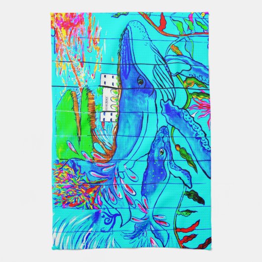 Buckelwale Küchentuch (Vertikal)