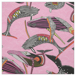 Buckelwale Pastell Magenta Stoff