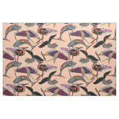 Buckelwale Pfirsich Stoff (Fat Quarter (45,7 x 55,9 cm))