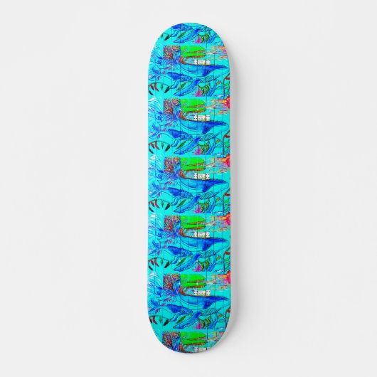 Buckelwale Skateboard (Vorne)