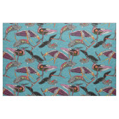 Buckelwalle Lagune Stoff (Fat Quarter (45,7 x 55,9 cm))