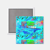 Buckelwalmagnet Magnet (Vorderseite/Rückseite)