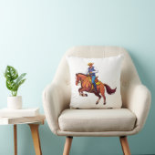 Buckendes Pferd mit dem Mann Kissen (Stuhl )