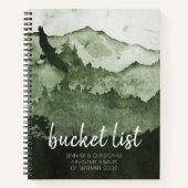 Bucket List Coups Adventure Keepake Journal Notizblock (Vorderseite)