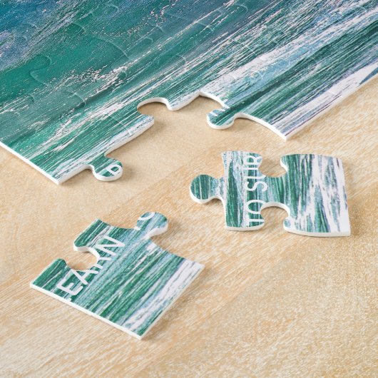 Bucket List Dreaming Surf Türkis Waves Puzzle (Seite)