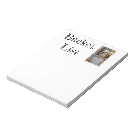 Bucket List Notizblock (Rotiert)