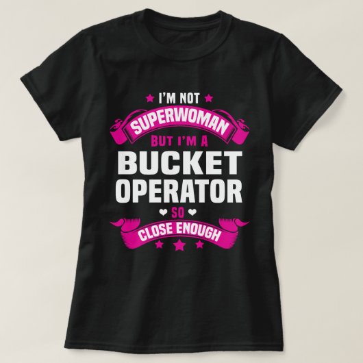 Bucket-Operator T-Shirt (Design vorne)