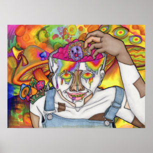 "Buckethead u. Trippie" Wand-Plakat 18x24 Poster