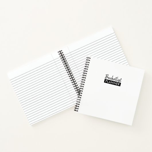 Bucketlist-Planer Notizblock (Innenseite)