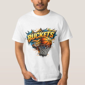 Buckets Basketball T-Shirt | Cool Hoop Life