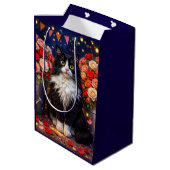 Buckets Of Roses, Cat  Mittlere Geschenktüte (Rückseite Schrägansicht)