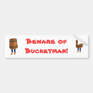 Bucketspieler Autoaufkleber