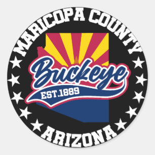 Buckeye, Arizona Runder Aufkleber
