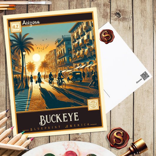 Buckeye, Arizona | Vintage Postkarte