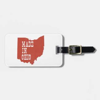 Buckeye aus Ohio Ohioan Geborenes Hocherbe Gepäckanhänger