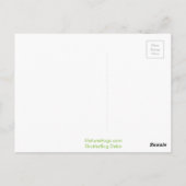 Buckeye Butterfly Postkarte (Rückseite)