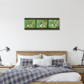 Buckeye Butterfly Triptych Leinwanddruck (Insitu (Schlafzimmer))
