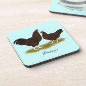 Buckeye Chickens Getränkeuntersetzer (Linke Seite)