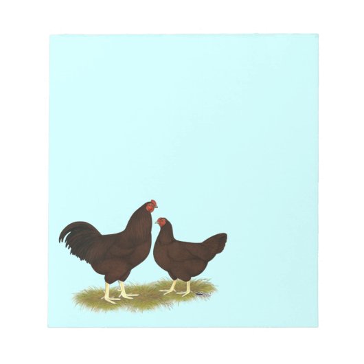 Buckeye Chickens Notizblock (Vorderseite)