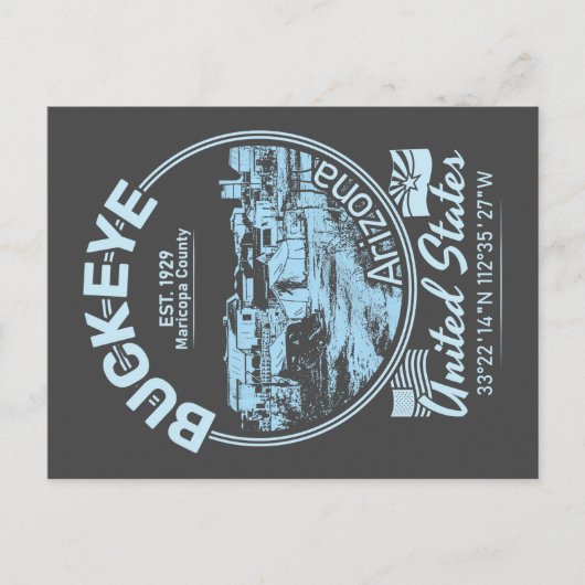 BUCKEYE CITY ARIZONA POSTKARTE (Vorderseite)