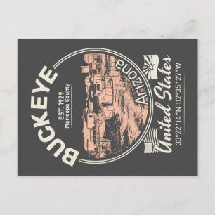 BUCKEYE CITY ARIZONA POSTKARTE