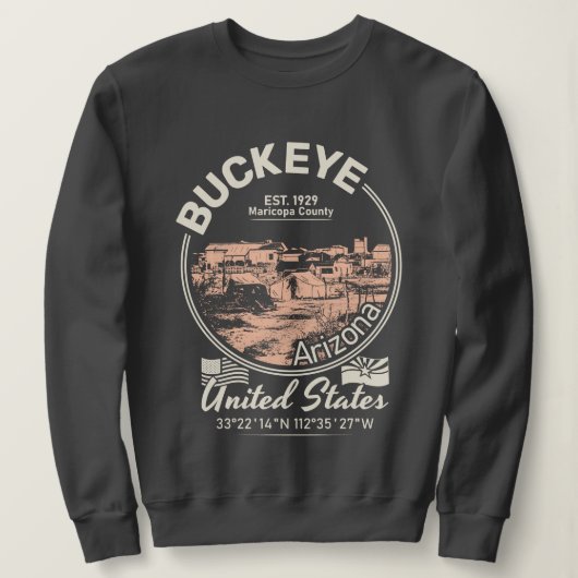 BUCKEYE CITY ARIZONA SWEATSHIRT (Design vorne)