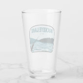 Buckeye Lake Ohio Angelrute Glas (Rückseite)