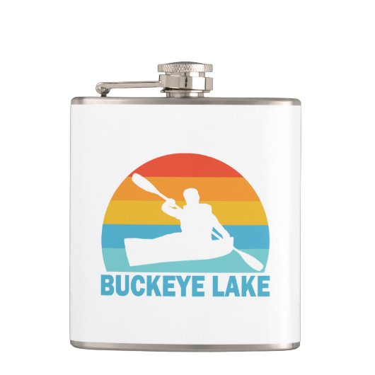 Buckeye Lake Ohio Kayak Flachmann (Vorderseite)