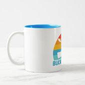 Buckeye Lake Ohio Kayak Zweifarbige Tasse (Links)