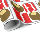 Buckeye-Nuss-Ohio-Geschenkpapier Geschenkpapier (Rolleneckpunkt)