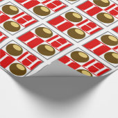 Buckeye Nut Ohio Wrapping Paper Gift Wrap Geschenkpapier (Ecke)