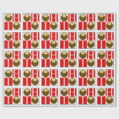 Buckeye Nut Ohio Wrapping Paper Gift Wrap Geschenkpapier (Flach)
