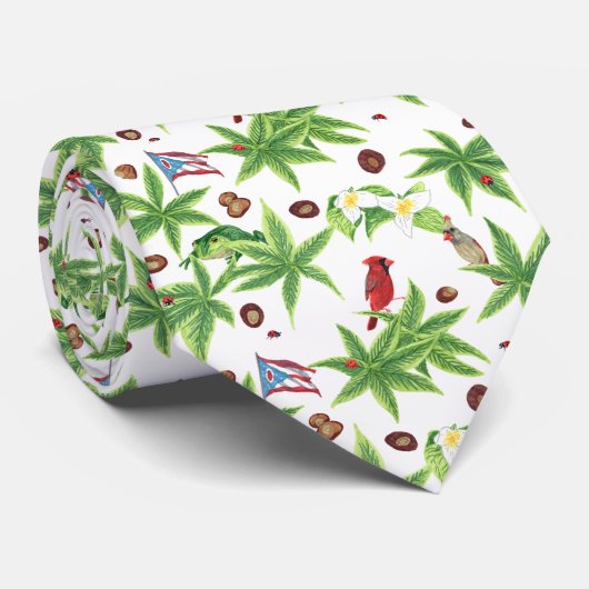 Buckeye Staat Krawatte (Gerollt)