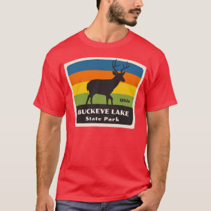 Buckeye Staat Park Ohio Roaming Deer T-Shirt