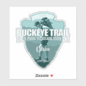 Buckeye Trail (arrowhead T) Aufkleber (Blatt)