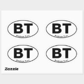 Buckeye Trail Oval Aufkleber (Blatt)