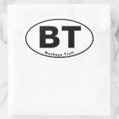 Buckeye Trail Oval Aufkleber (Tasche)